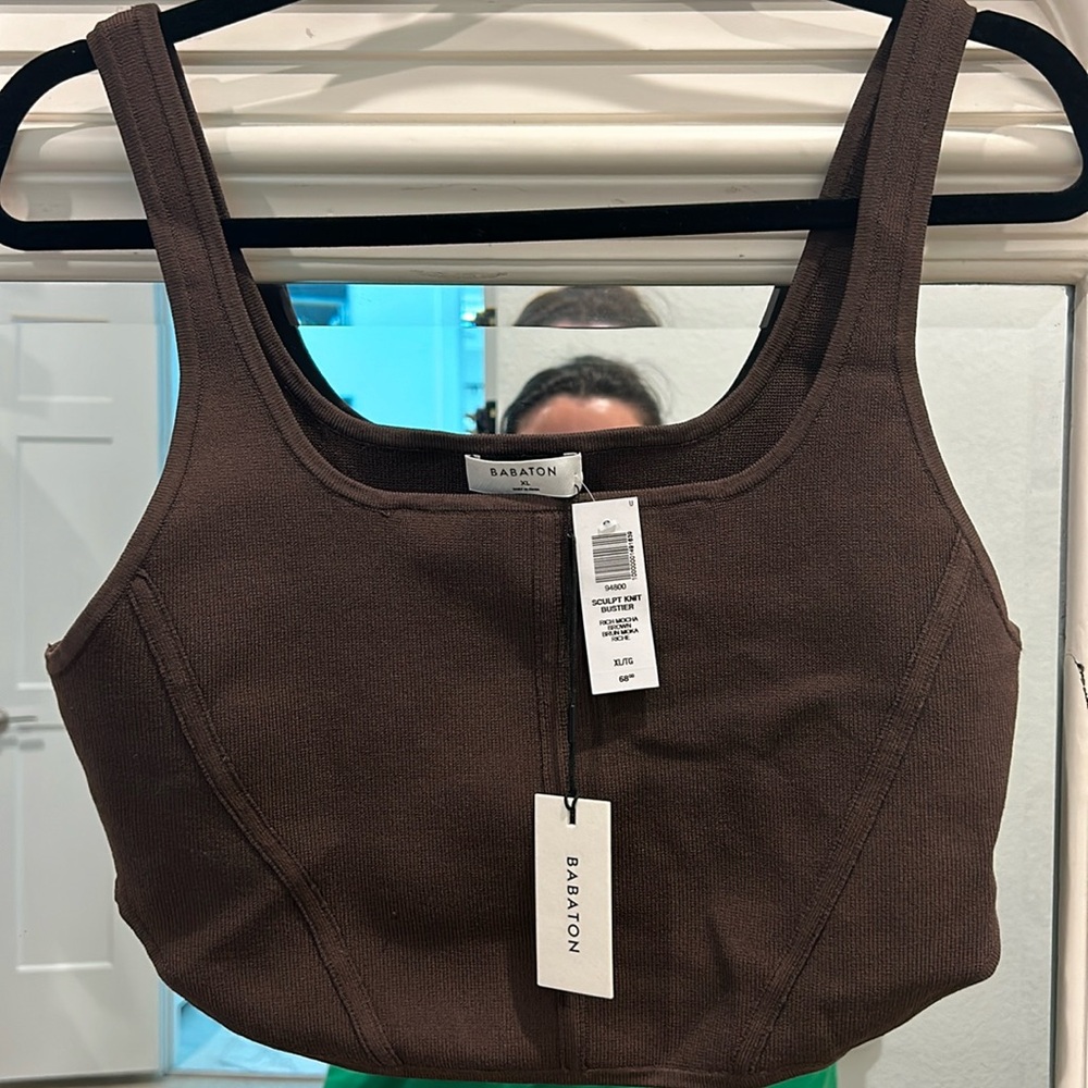 NEW WITH TAGS! ARITZIA Corset Crop Tank